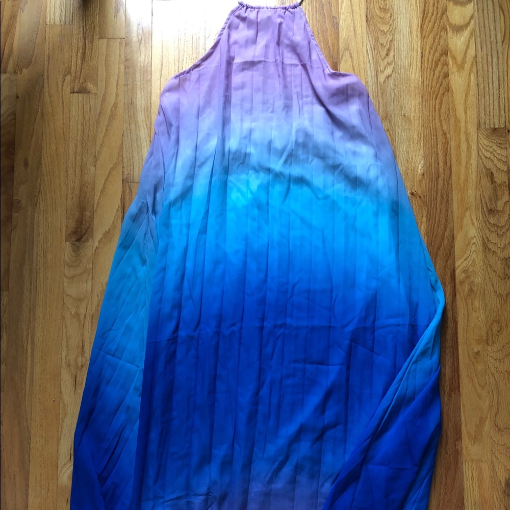 NEW with Tags Ombré Halter Neck Maxi Dress